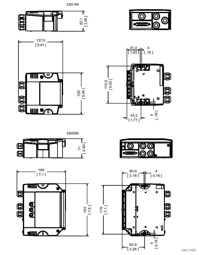 得利捷Datalogic 接线盒CBX100/CBX500插图2 得利捷Datalogic 接线盒CBX100/CBX500-麒云信科(北京)科技有限公司